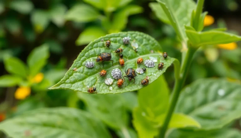 scale insects on plants