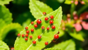 tiny red insects